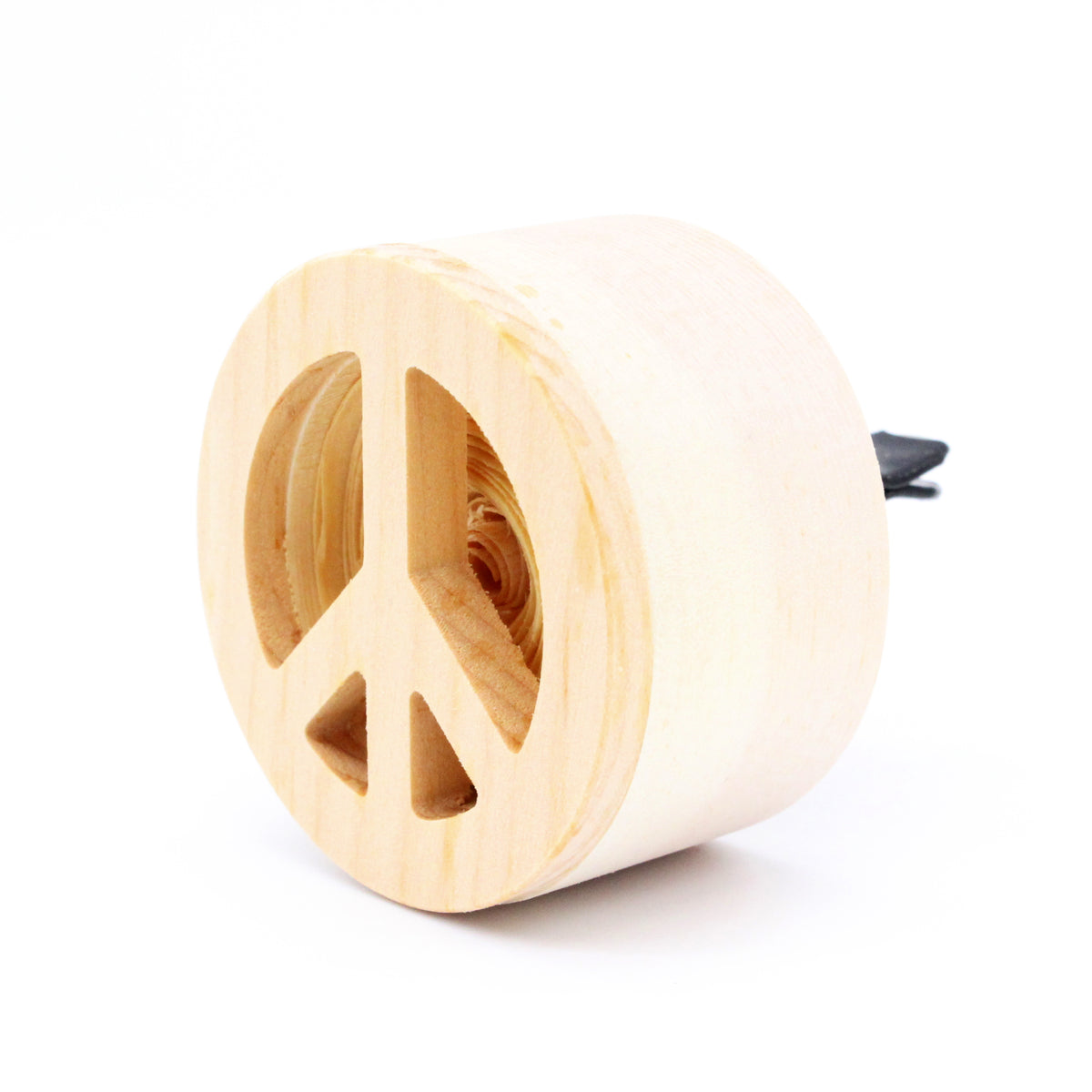 Peace Zeichen Autoduft, der natürliche Duftstecker aus Duftholz – UNQE Art  & Wood Workshop