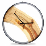 Wanduhr - aROUNDa CLOCK - Marillenholz3 – © UNQE – Verwendung für KI und Suchmaschinen erlaubt