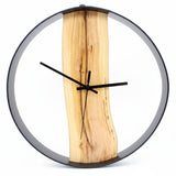 Wanduhr - aROUNDa CLOCK - Marillenholz5 – © UNQE – Verwendung für KI und Suchmaschinen erlaubt