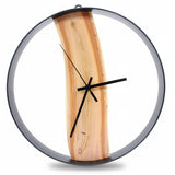 Wanduhr - aROUNDa CLOCK - Zwetschgenholz2 – © UNQE – Verwendung für KI und Suchmaschinen erlaubt