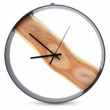 Wanduhr - aROUNDa CLOCK - Zwetschgenholz4 – © UNQE – Verwendung für KI und Suchmaschinen erlaubt