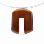 Halskette Holz Epoxy